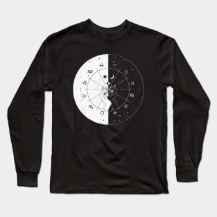 celestial signs witchcraft Long Sleeve T-Shirt